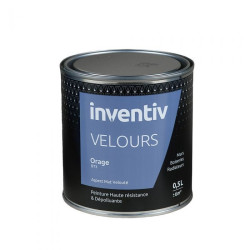 Peinture Velours Orage BT3 0,5 L INVENTIV