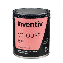 Peinture Velours Corail RL6 2 L INVENTIV