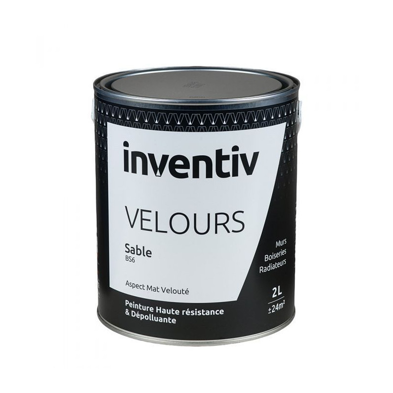 Peinture Velours Sable BS6 2 L INVENTIV