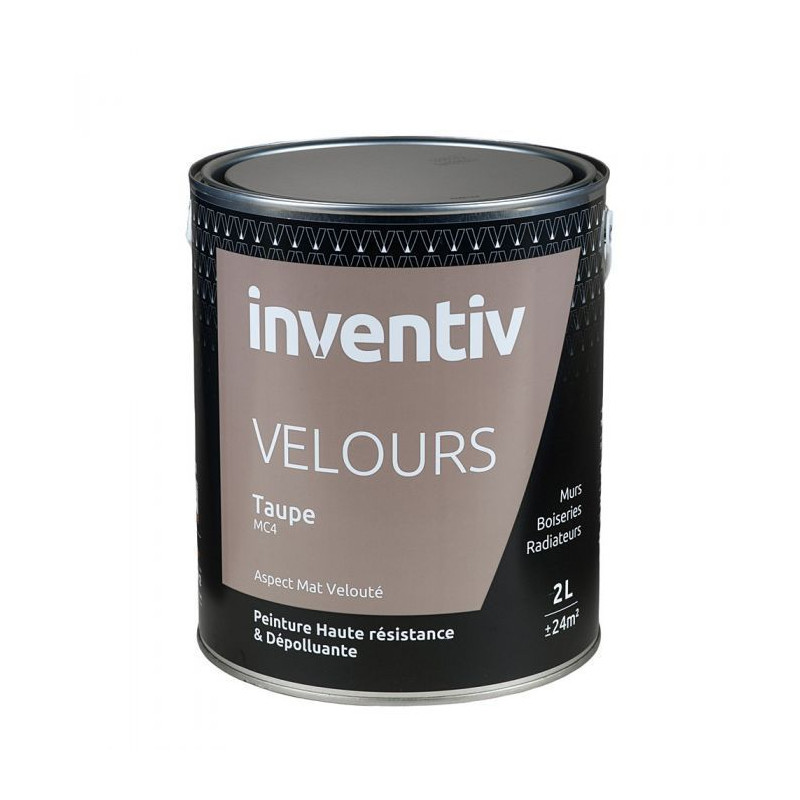 Peinture Velours Taupe MC4 2 L INVENTIV