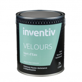 Peinture Velours Vert d'eau VF6 2 L INVENTIV