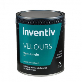 Peinture Velours Vert Jungle VM2 2 L INVENTIV