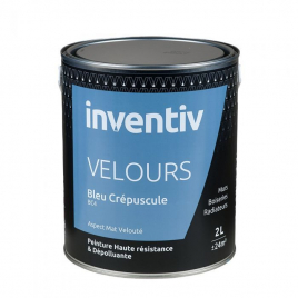 Peinture Velours Bleu Crépuscule BC4 2 L INVENTIV