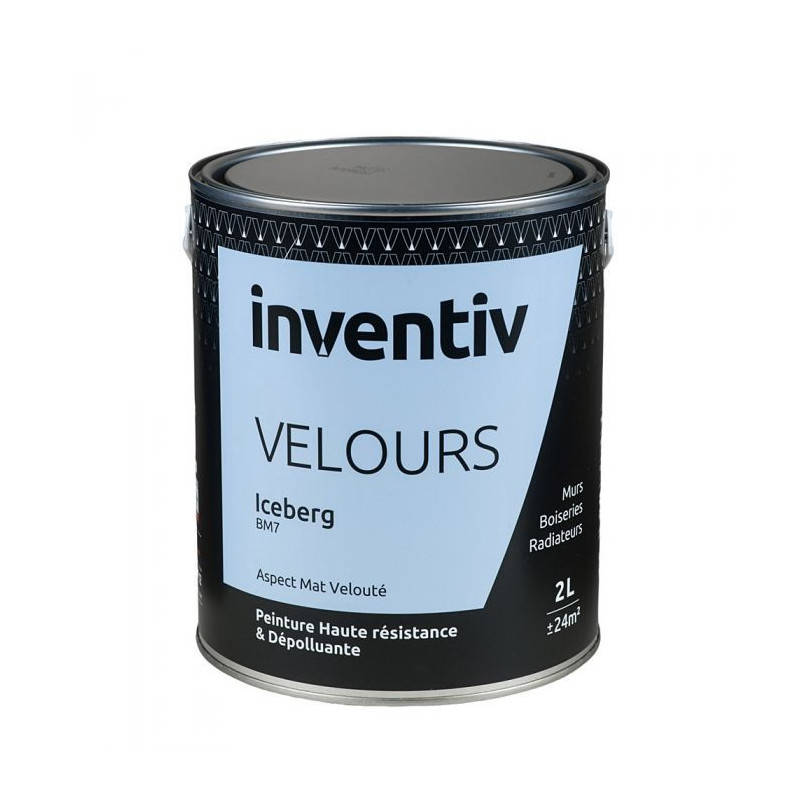 Peinture Velours Iceberg BM7 2 L INVENTIV