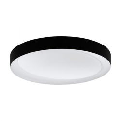 Plafonnier Laurito Ø 49 cm LED 24 W noir EGLO