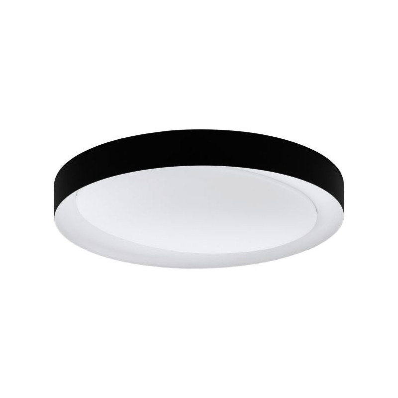 Plafonnier Laurito Ø 49 cm LED 24 W noir EGLO