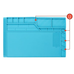 Tapis de soudage en silicone 55 x 35 cm WHADDA Tapis de soudage en silicone 55 x 35 cm WHADDA