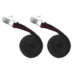 Sangle à cliquets 2,5m (2 pcs) – Sécurisez vos charges