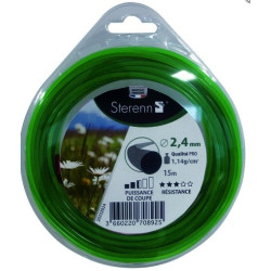 Fil coupe-bordure Ø 1,6 mm 15m – Tondez Facile | STERENN Fil coupe-bordure Ø 1,6 mm 15m – Tondez Facile | STERENN