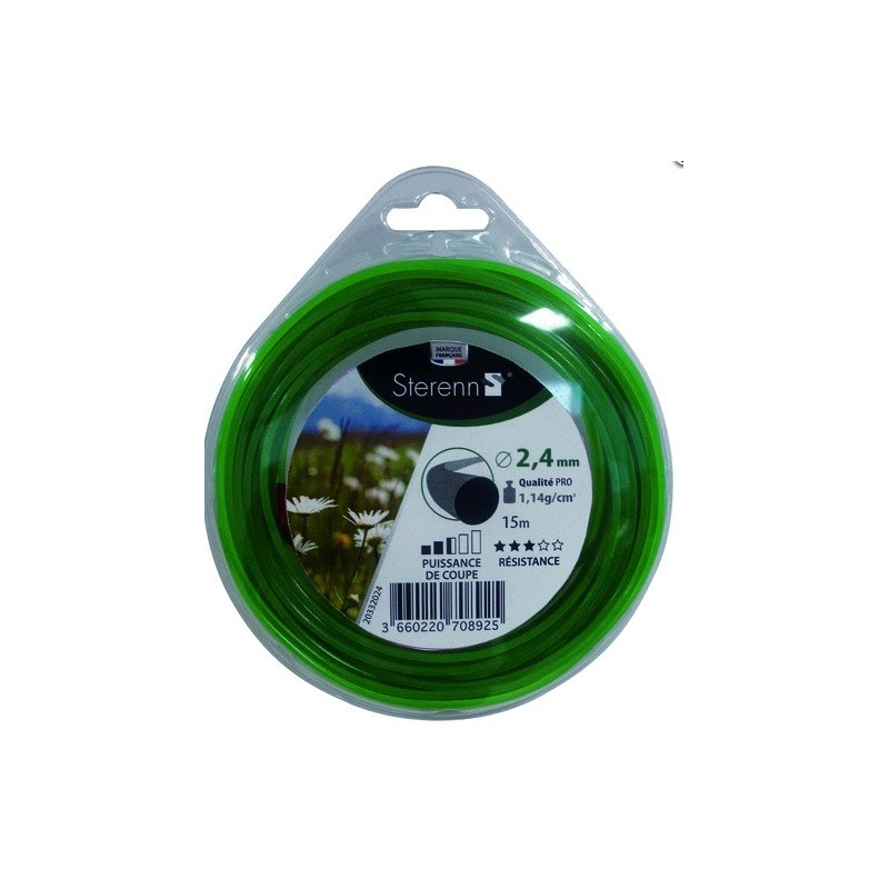 Fil coupe-bordure Ø 1,6 mm 15m – Tondez Facile | STERENN Fil coupe-bordure Ø 1,6 mm 15m – Tondez Facile | STERENN