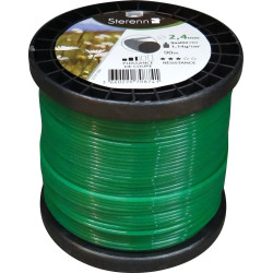 Fil coupe-bordure rond vert 2,4 mm – 90 m de coupe efficace | STERENN