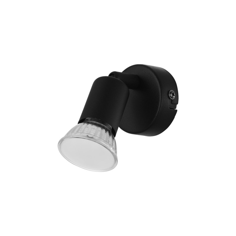 Spot LED Buzz noir GU10 3 W EGLO