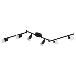 Spot LED Buzz noir GU10 6 x 3 W EGLO