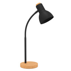 Lampe de bureau Veradal noire E27 40 W EGLO