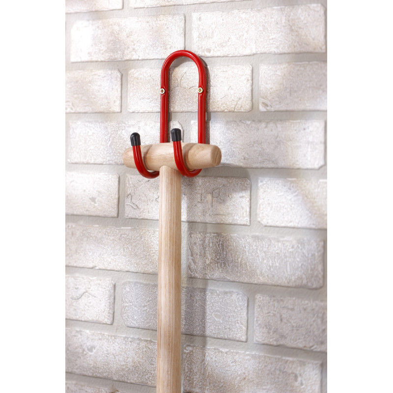 Crochet double 70 mm – Rangement de garage optimal | MOTTEZ