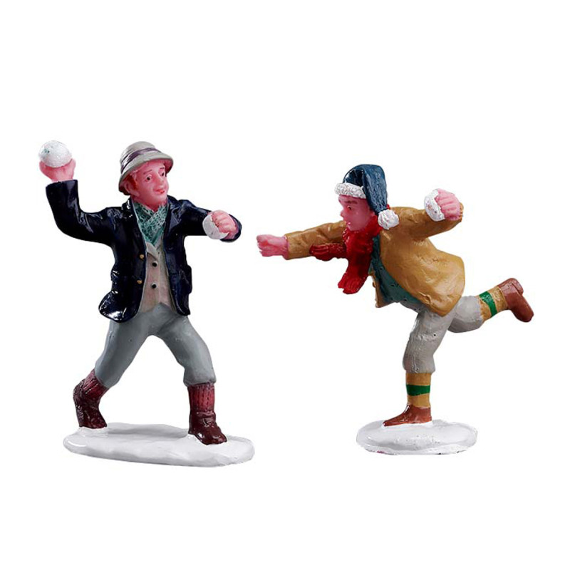 Figurine jeu boules de neige LEMAX