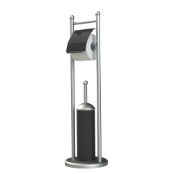 Valet de toilette Rondy noir – Organisez votre salle de bain | ALLIBERT