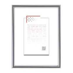 Cadre Gallery Argenté 50x70 cm – Style Élégant | BRIO