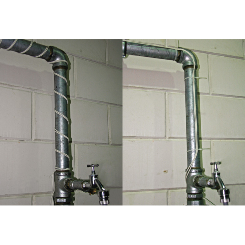 Câble chauffant antigel avec thermostat 12 m 120 W PEREL Câble chauffant antigel avec thermostat 12 m 120 W PEREL