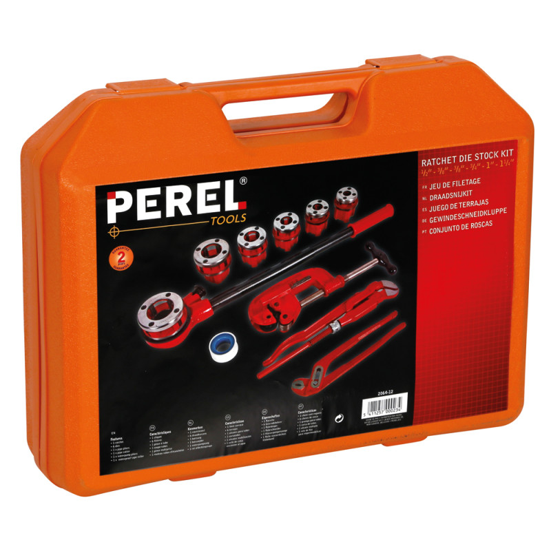 Set de filetage 12 pièces PEREL