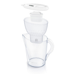 Carafe filtrante Marella Cool White avec 6 cartouches BRITA
