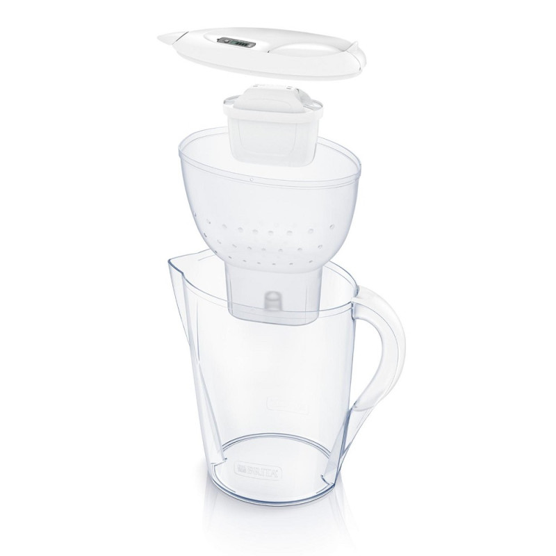 Carafe filtrante Marella Cool White avec 6 cartouches BRITA