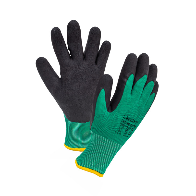 Paire de gants Thermo Green taille 8 CASTOR