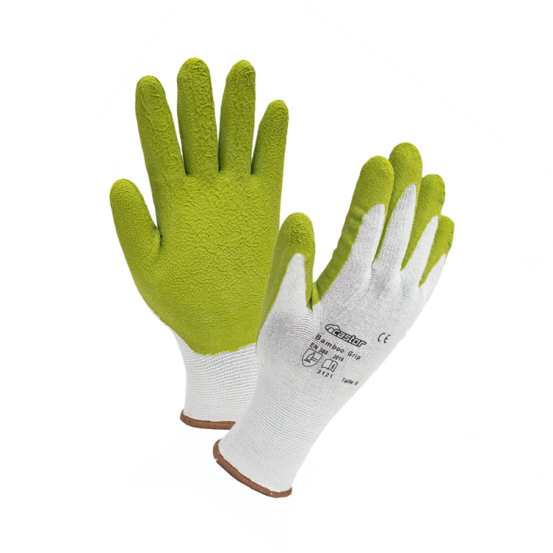 Paire de gants Bamboo Grip en fibre de bambou taille 7 CASTOR