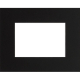 Passe-partout noir 40 x 30 cm avec ouverture intérieure de 30 x 20 cm