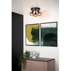Spot plafond Maren E14 120 W noir LUCIDE Spot plafond Maren E14 120 W noir LUCIDE