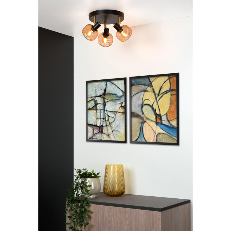 Spot plafond Maren E14 120 W doré LUCIDE Spot plafond Maren E14 120 W doré LUCIDE