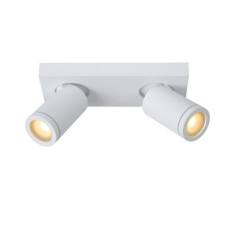 Spot pour salle de bain Taylor blanc GU10 2 x 5 W LUCIDE