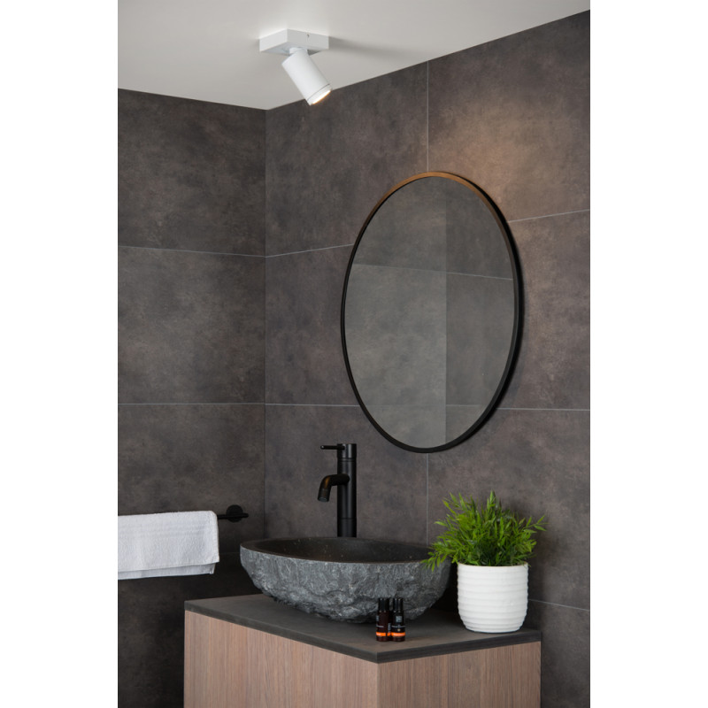 Spot de salle de bain Taylor GU10 5 W blanc LUCIDE Spot de salle de bain Taylor GU10 5 W blanc LUCIDE