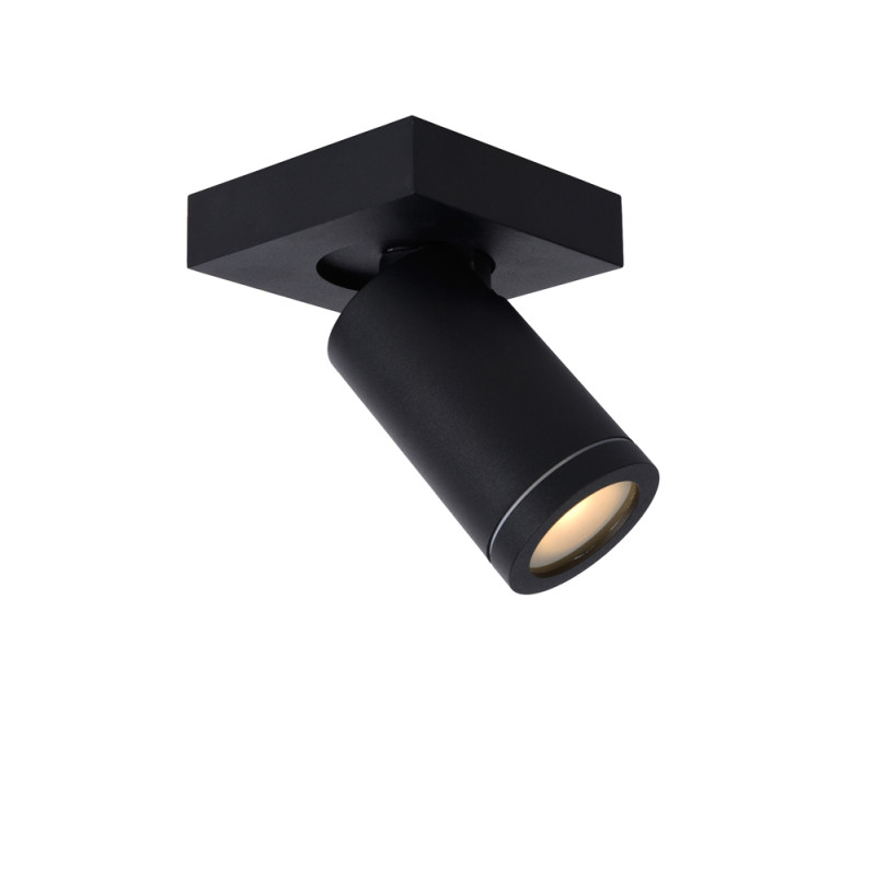 Spot de salle de bain Taylor GU10 5 W noir LUCIDE