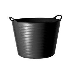 Seau souple Tubtrug 42L noir – Ramassage facile | POLET

