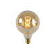 Ampoule à filament LED Bulb E27 5 W Ø 12,5 cm dimmable ambre LUCIDE