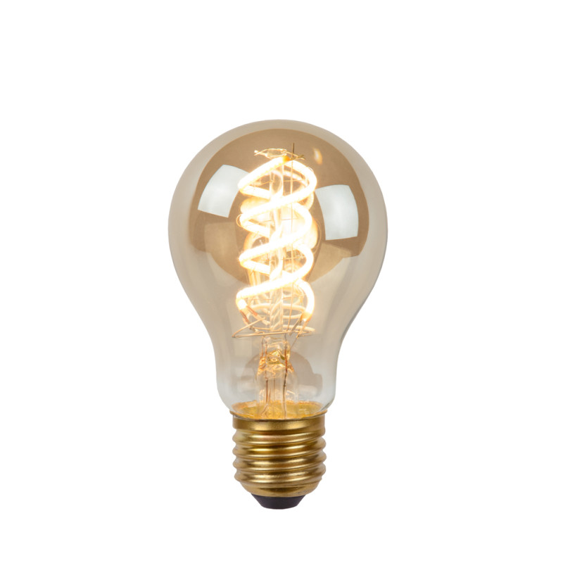 Ampoule à filament LED Bulb E27 5 W Ø 6 cm dimmable fumé LUCIDE