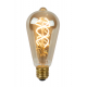 Ampoule à filament LED Bulb E27 5 W Ø 6,4 cm dimmable fumé LUCIDE