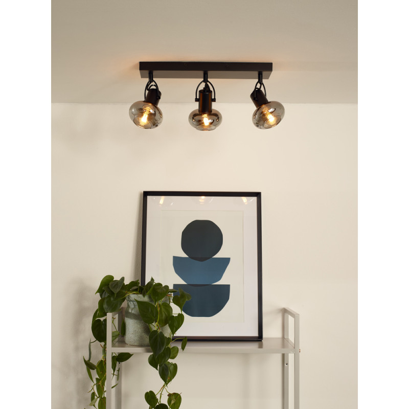 Spot Madee E14 75 W noir LUCIDE Spot Madee E14 75 W noir LUCIDE