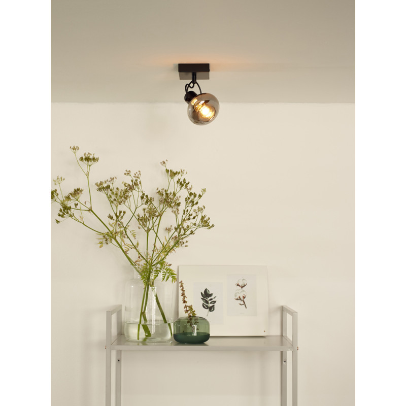 Spot Madee E14 25 W noir LUCIDE Spot Madee E14 25 W noir LUCIDE