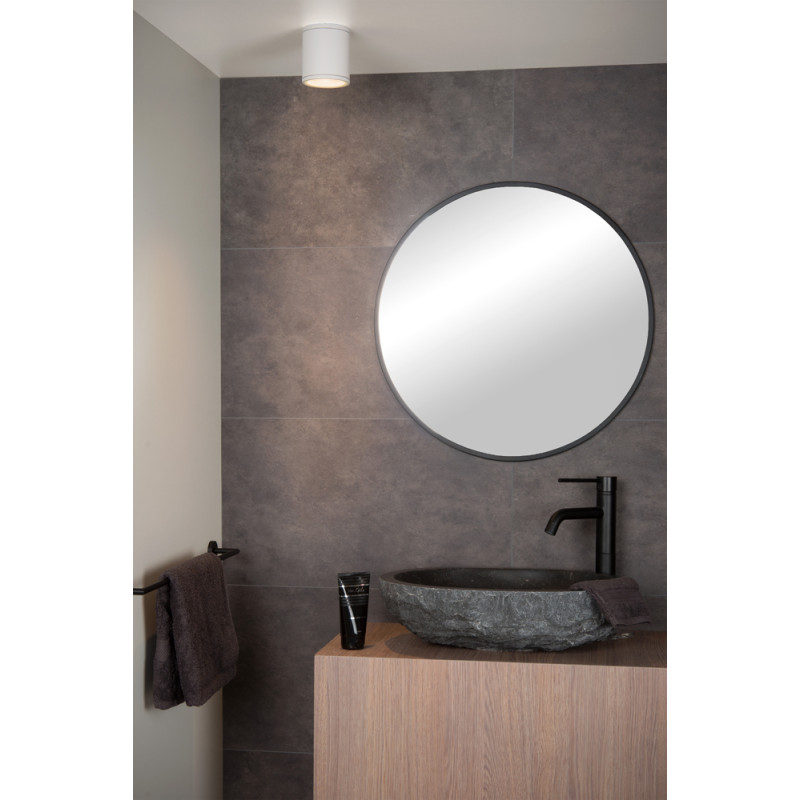 Spot de salle de bain rond Aven GU10 50 W blanc LUCIDE Spot de salle de bain rond Aven GU10 50 W blanc LUCIDE