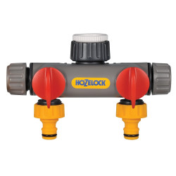 Raccord 2 voies HOZELOCK – Doublez votre arrosage | HOZELOCK