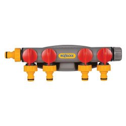 Raccord mural 4 voies Hozelock – Arrosage facile | HOZELOCK