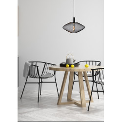 Suspension Mesh Ø 45 cm E27 40 W dimmable noire LUCIDE Suspension Mesh Ø 45 cm E27 40 W dimmable noire LUCIDE