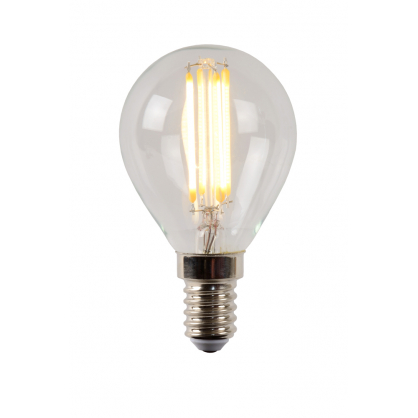 Ampoule à filament LED E14 4 W Ø 4,5 cm dimmable transparente LUCIDE