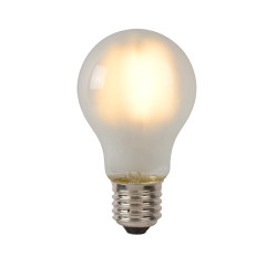 Ampoule à filament LED E27 5 W Ø 6 cm dimmable mate LUCIDE