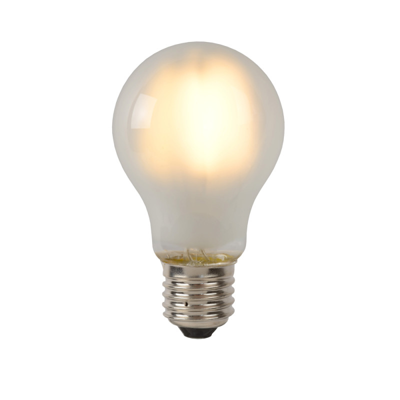 Ampoule à filament LED E27 5 W Ø 6 cm dimmable mate LUCIDE