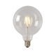 Ampoule à filament LED E27 5 W Ø 12,5 cm dimmable transparente LUCIDE