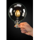 Ampoule à filament LED E27 5 W Ø 12,5 cm dimmable transparente LUCIDE