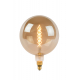 Ampoule à filament Giant Bulb LED E27 10 W Ø 25 cm dimmable fumée LUCIDE